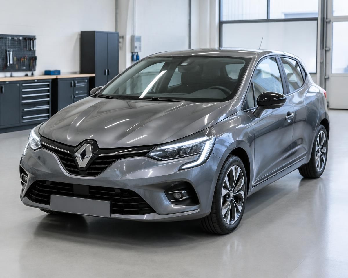 Samochód Renault w jasnym warsztacie serwisowym
